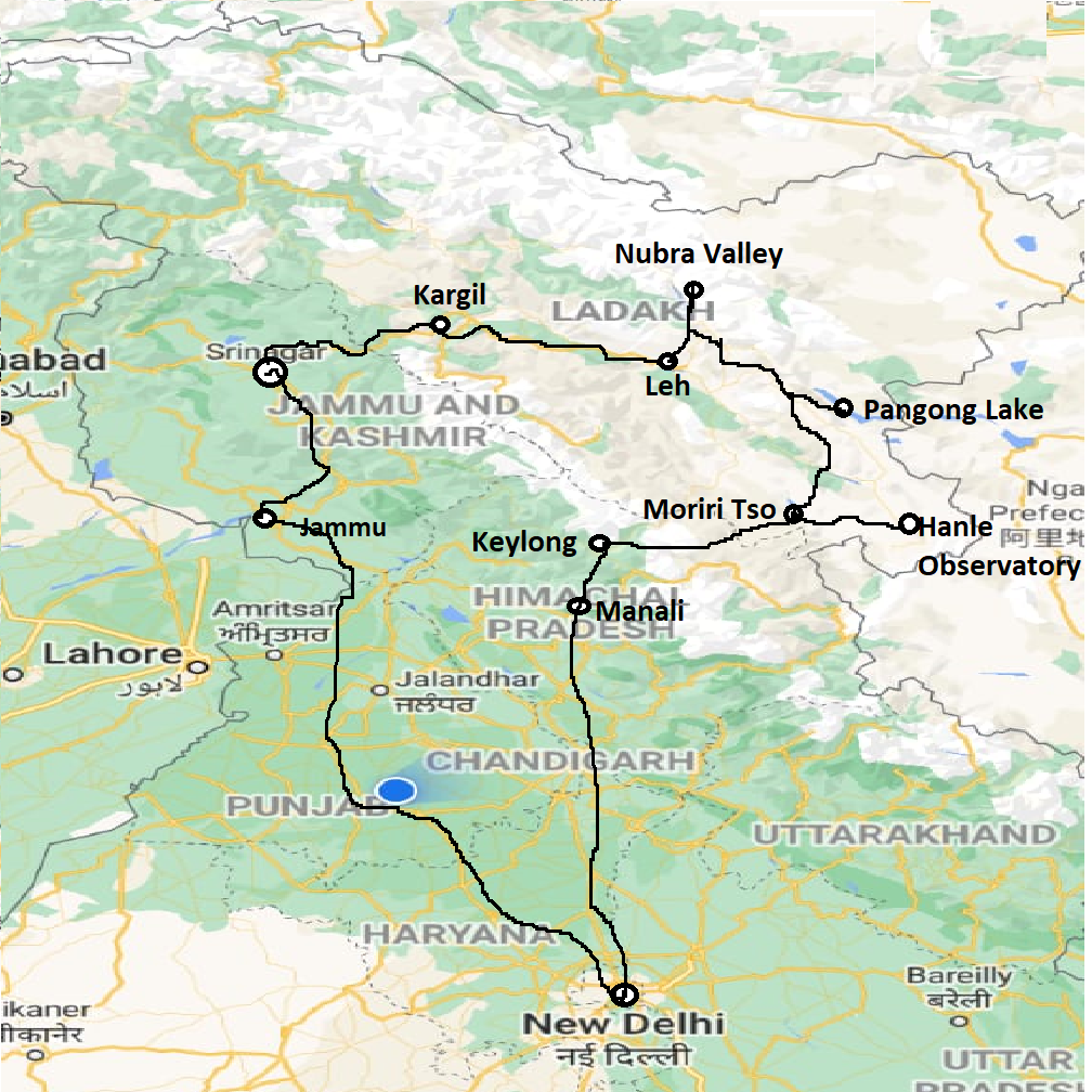 leh ladakh Itinerary